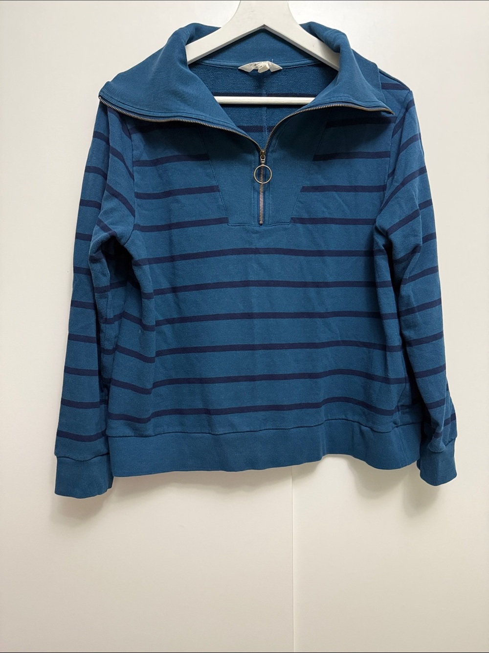 Seasalt Cornwall 1/4 zip sweatshirt organic cotton